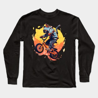cat bike Long Sleeve T-Shirt